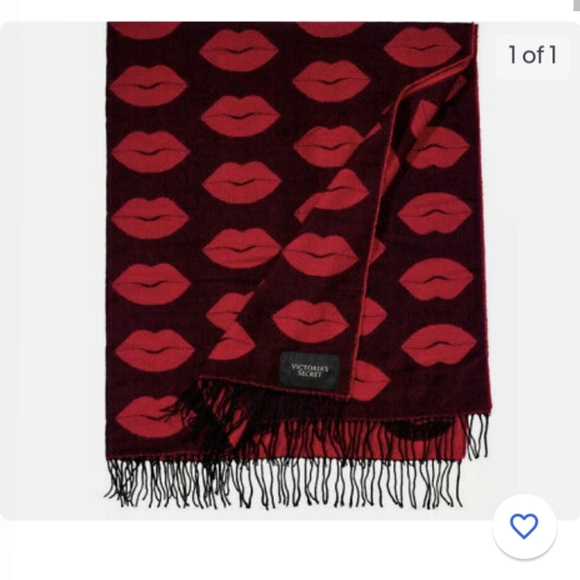 ♡SALE♡Victorias Secret Hot Lips Blanket Throw Limited Edition - Picture 13 of 16